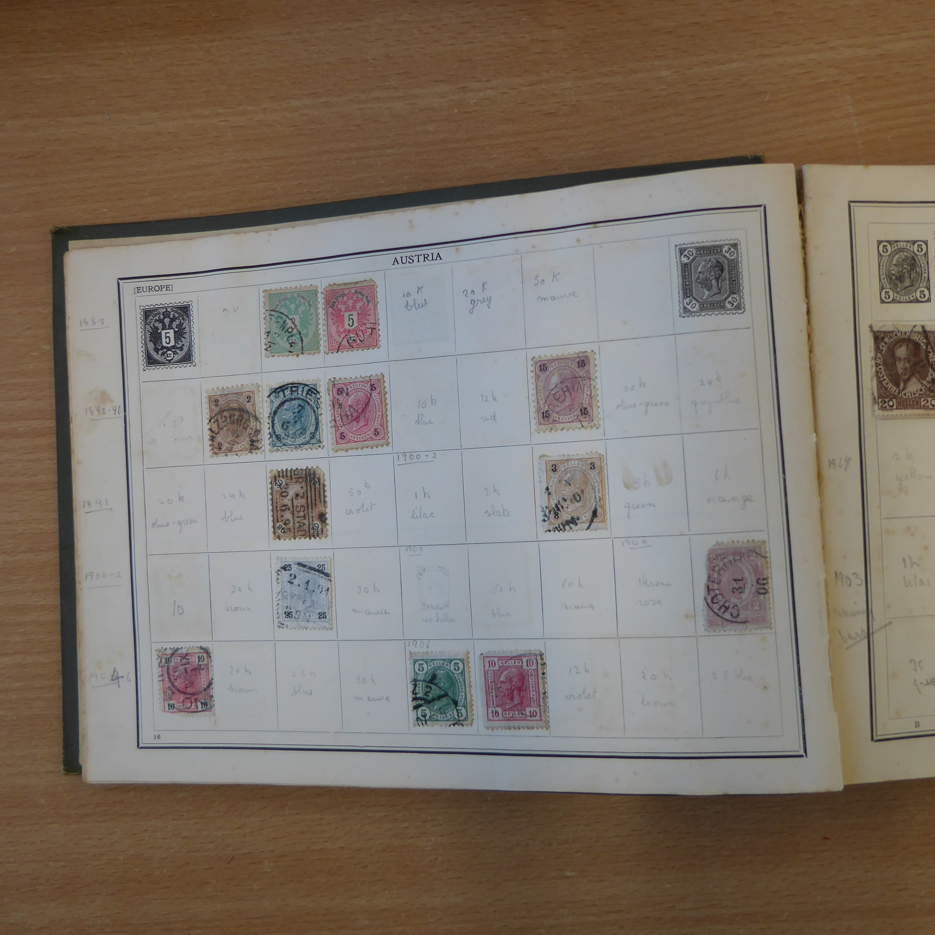 Eight vintage albums, some remaindered world stamps - Image 90 of 109