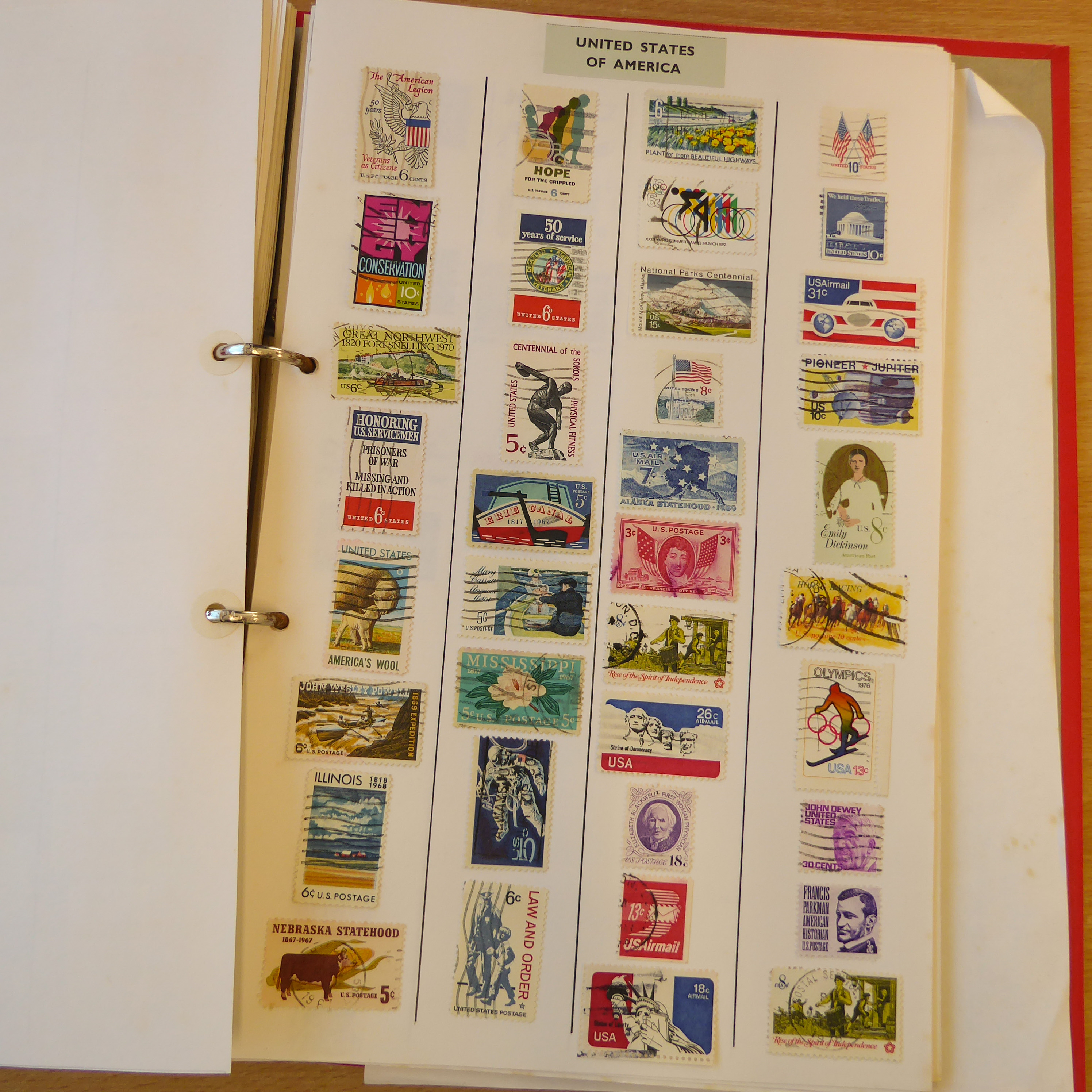 Twelve albums of world stamps - Image 42 of 50