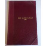 A leather-bound Christie, Manson & Woods 1904 catalogue - the 4-day sale of the Hawkins Collection