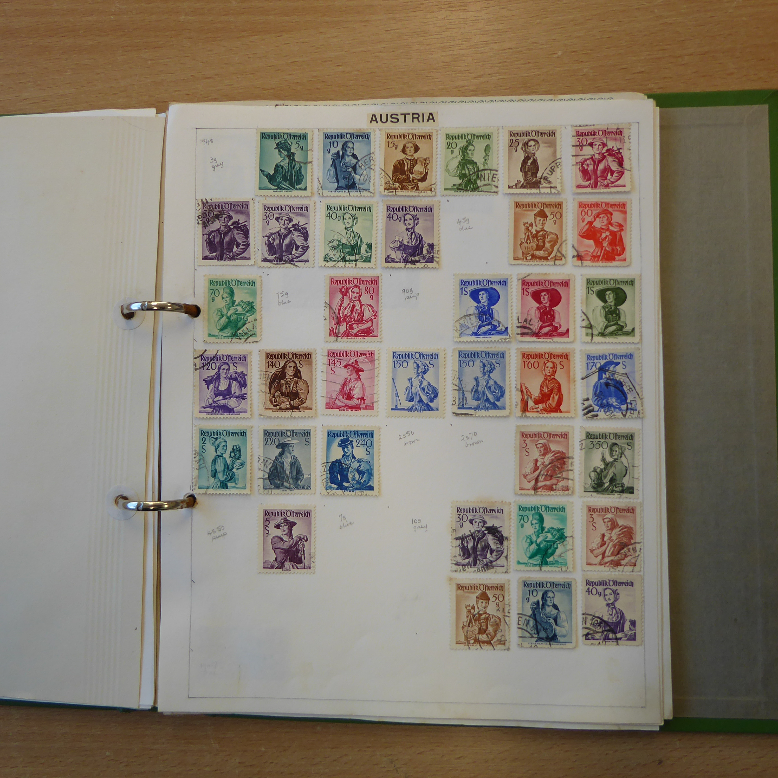 Thirteen albums of world stamps, early to modern - Image 18 of 140