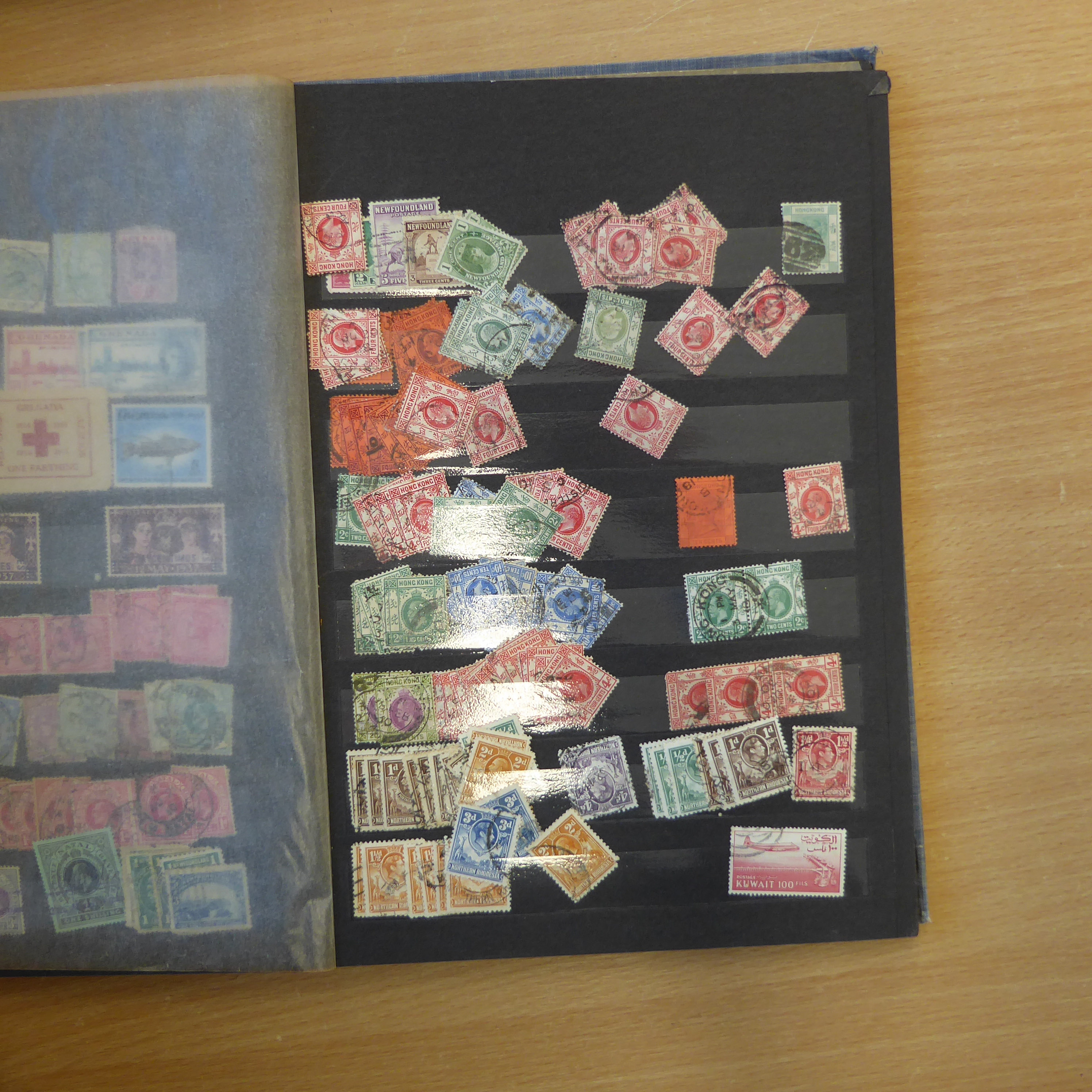 Three boxes containing loose stamps, envelopes and sundry albums - Image 23 of 53