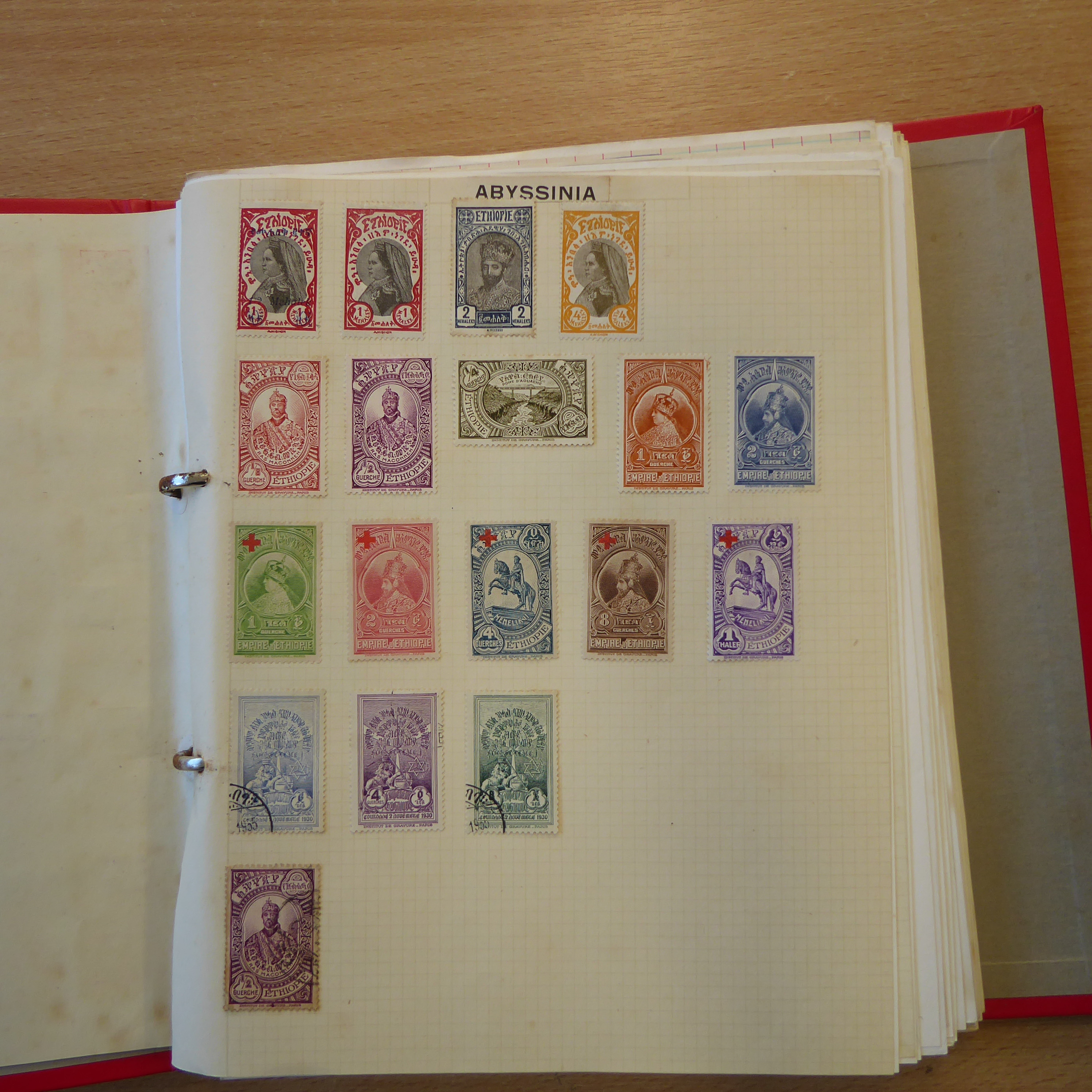 Thirteen albums of world stamps, early to modern - Image 34 of 140