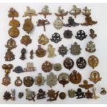 A very interesting selection of mostly WWI (and some later) military badges to include York and