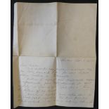 An 1878 Florence Nightingale autograph letter to Sarah Robinson, founder of the Soldiers'