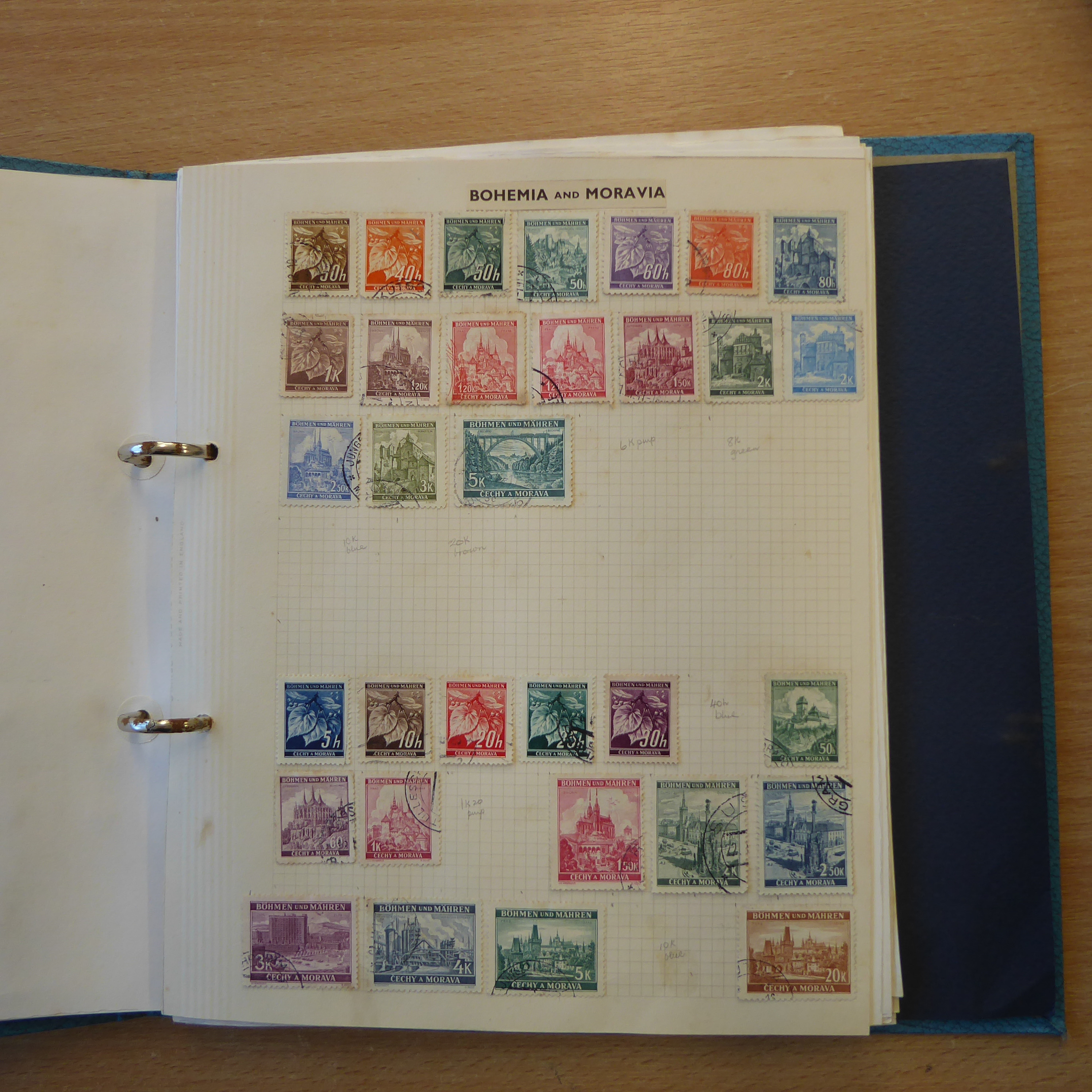 Thirteen albums of world stamps, early to modern - Image 85 of 140