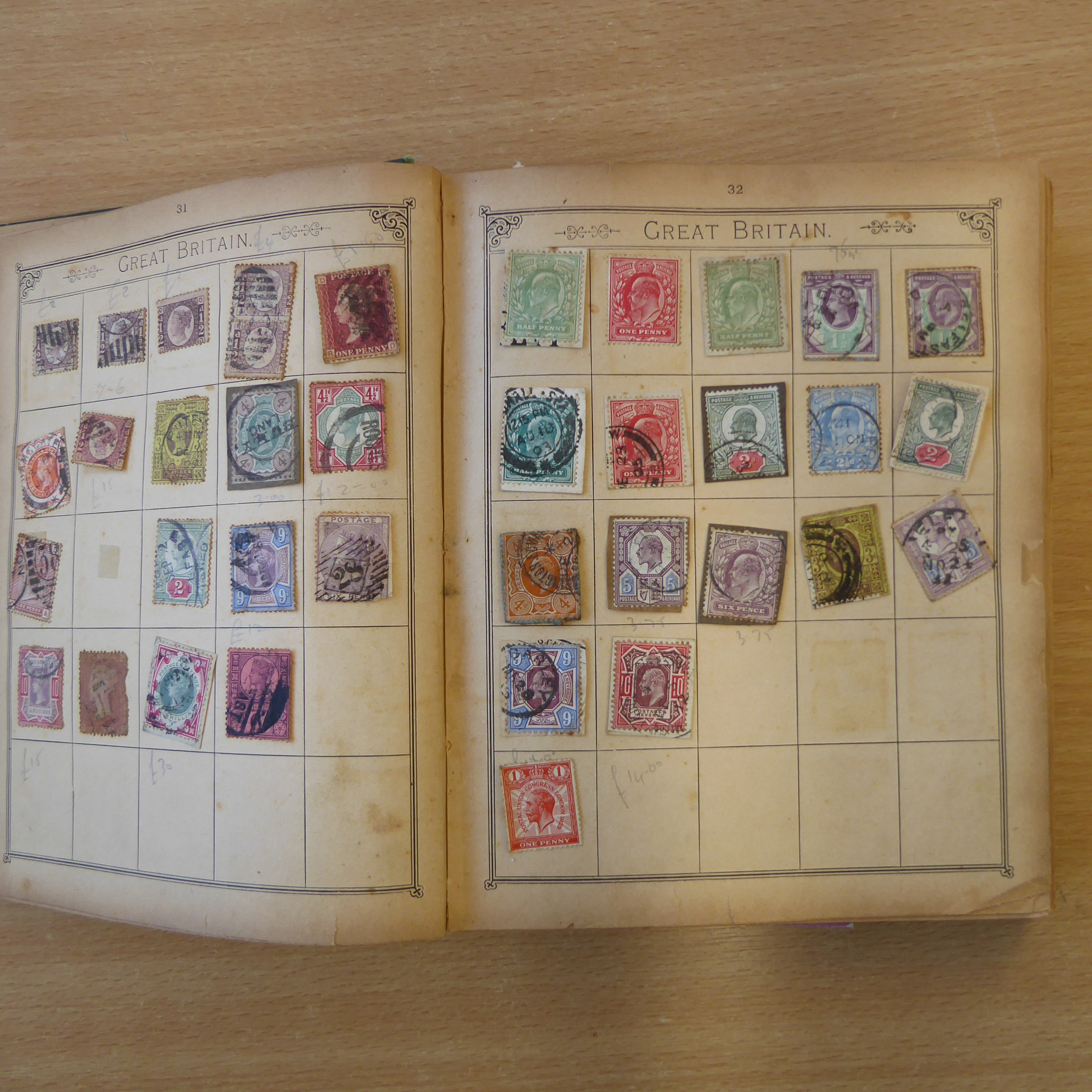 Eight vintage albums, some remaindered world stamps - Image 74 of 109