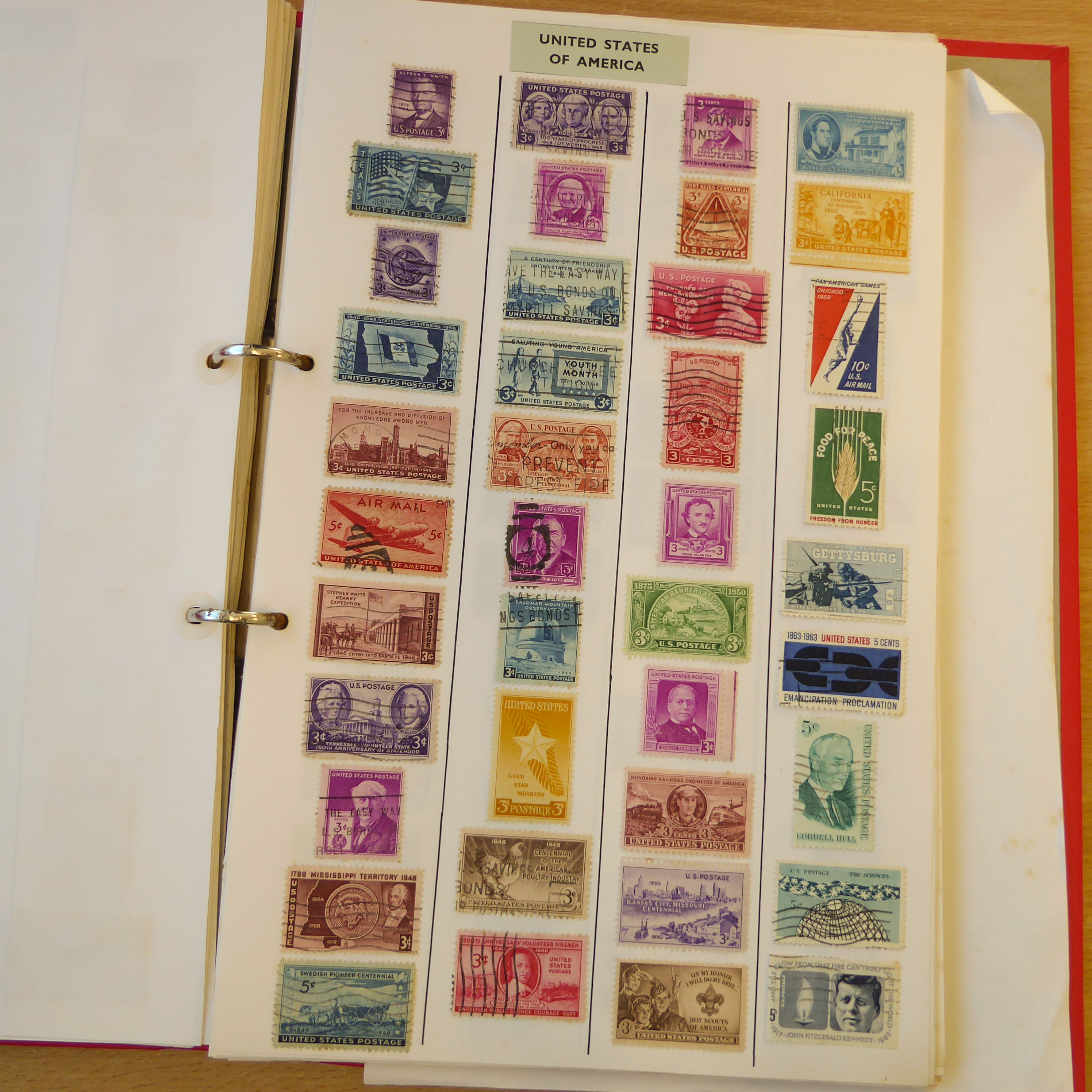 Twelve albums of world stamps - Image 37 of 50