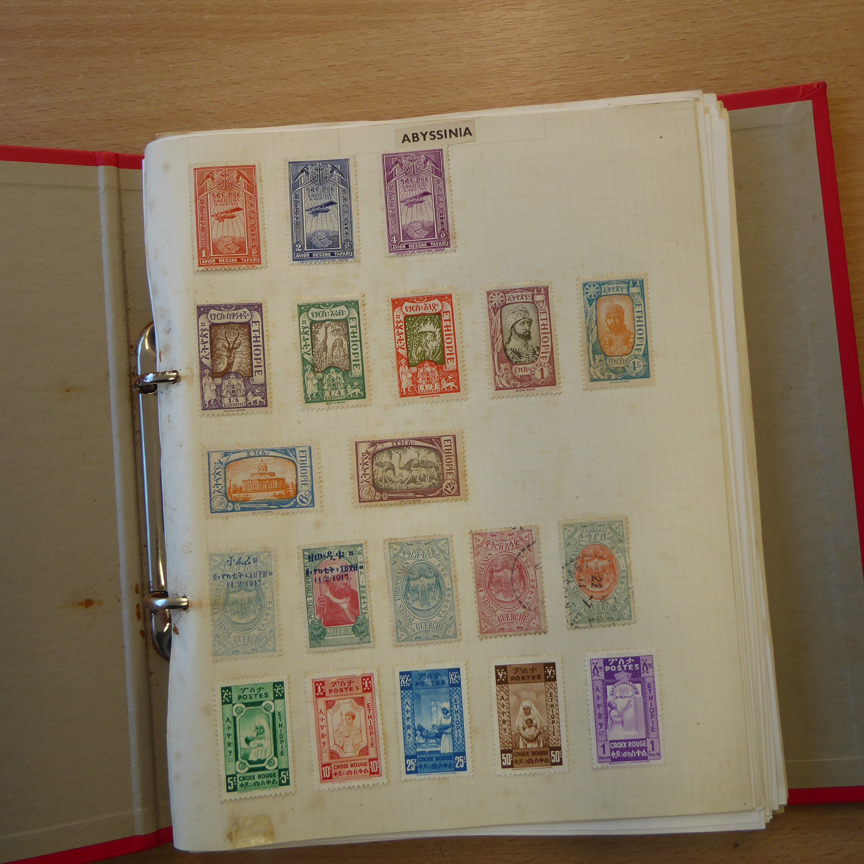 Thirteen albums of world stamps, early to modern - Image 33 of 140