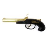 An unusual 1960s/1970s novelty lighter unusually modelled as an 18th century percussion pistol (