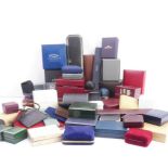 A quantity of jewellery boxes and pouches