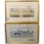 After CHARLES JOHNSON PAYNE (1884-1967) - a pair, both signed 'Snaffles' in pencil and with