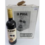 Six bottles of El Pugil 2018 - Barrel Aged Tempranillo