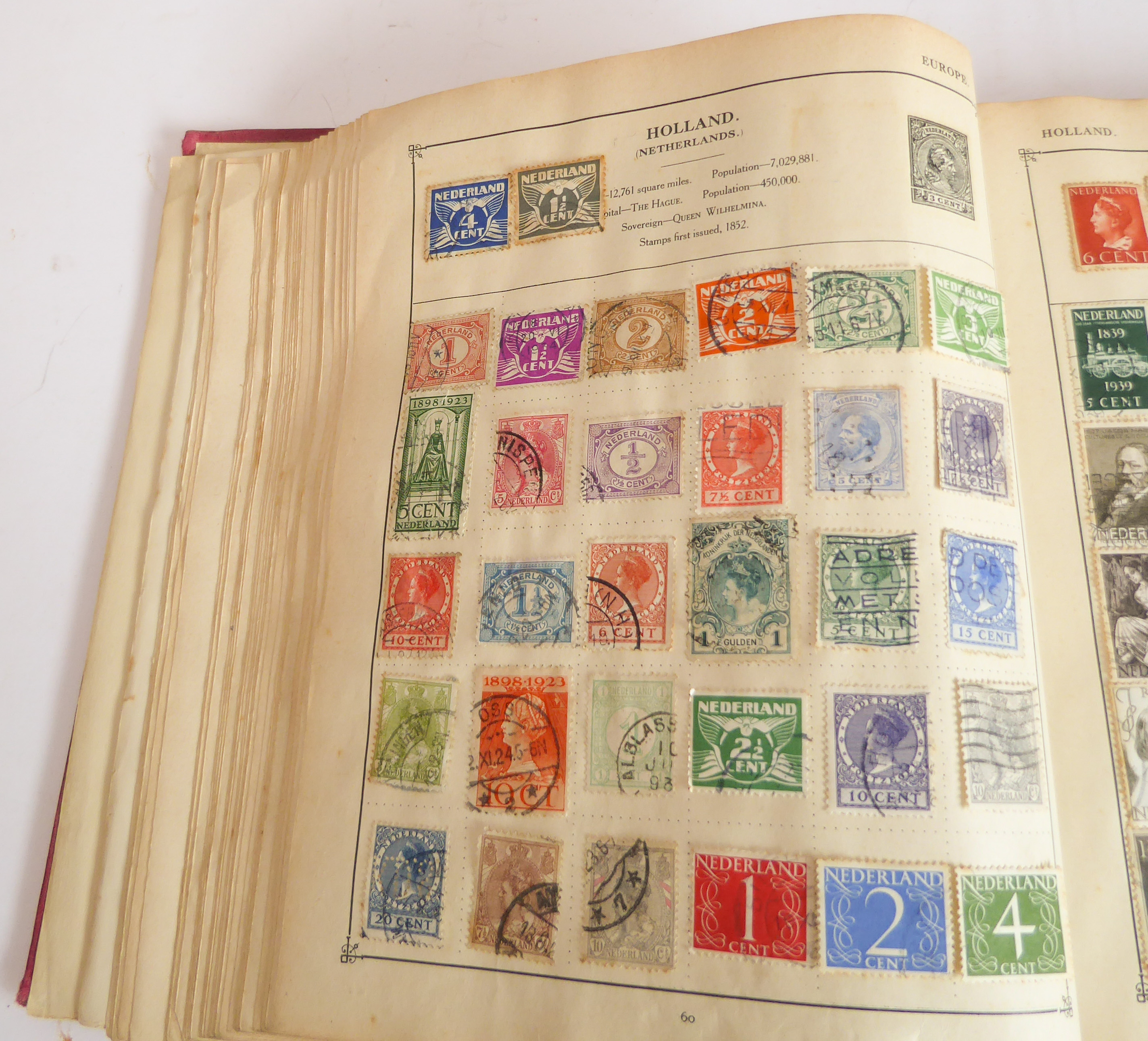 The Strand Stamp Album containing a mixed variety of worldwide stamps mostly late 19th to early 20th - Image 9 of 16