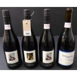 Four bottles of Two Hands shiraz: Lily's Garden 2016 - Shiraz - McLaren Vale Angel's Share 2019 -