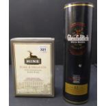 A 70 cl bottle of Hine 'Rare and Delicate' Champagne Cognac and a bottle of Glenfiddich Special