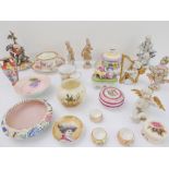 An interesting selection of 19th and 20th century ceramics and decorative ornamental wares to