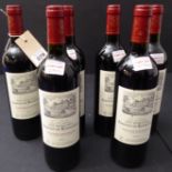 Six bottles of Les 3 Cèdres 2014 - Edmond de Rothschild - Montagne Saint-Émilion