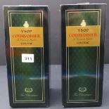 Two 70 cl bottles of Courvoisier VSOP *** Cognac (both boxed)