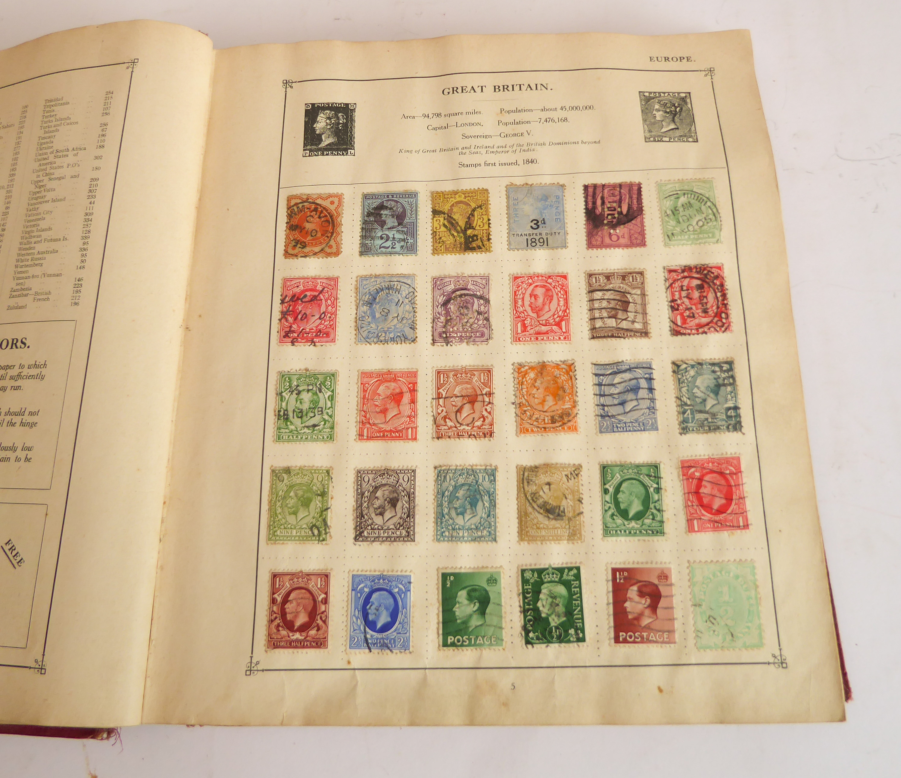 The Strand Stamp Album containing a mixed variety of worldwide stamps mostly late 19th to early 20th - Image 6 of 16