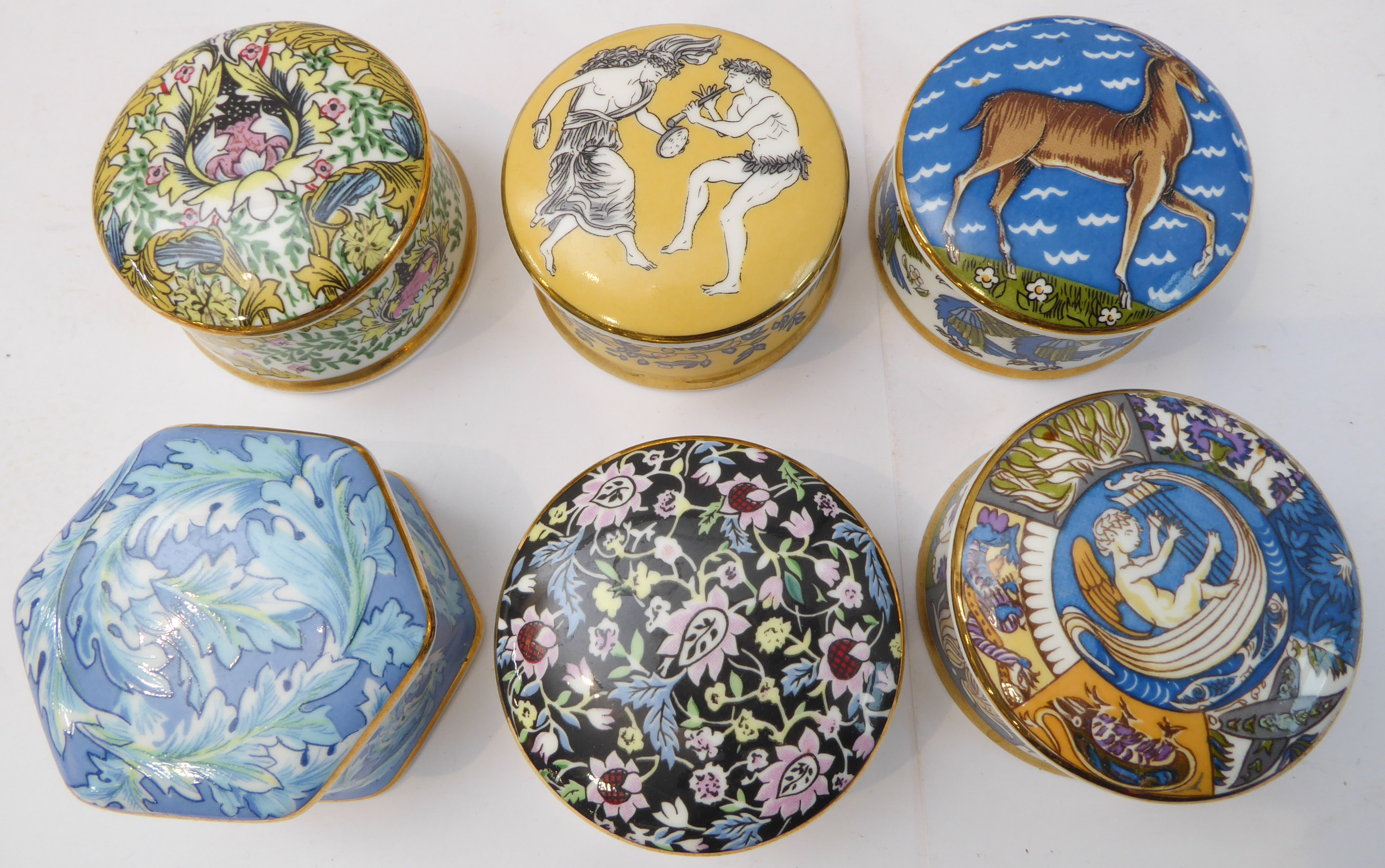 Thirty small boxes and covers to include: 11 William Morris Collection Fine Bone China; 13 William - Image 3 of 5