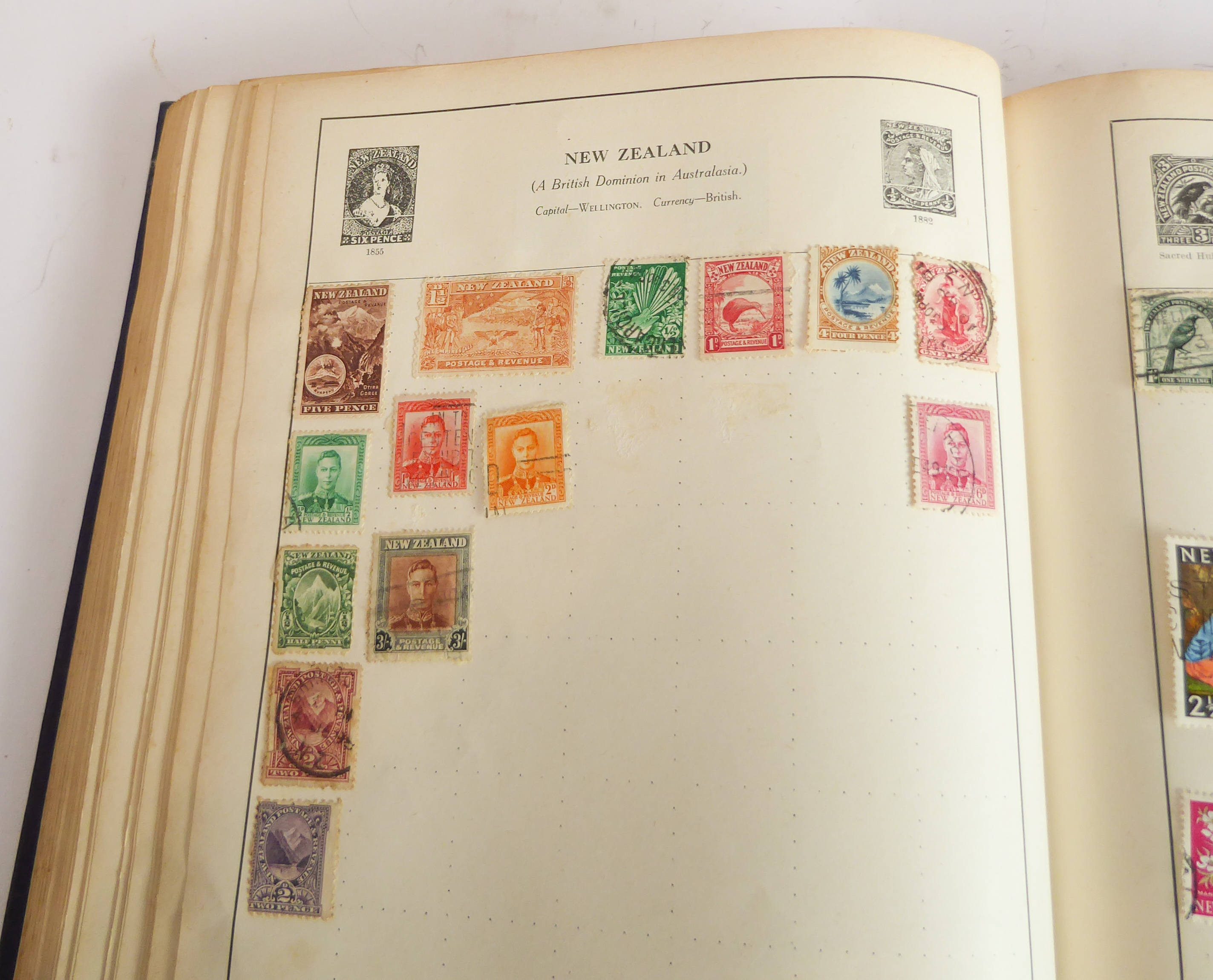 The Strand Stamp Album containing a mixed variety of worldwide stamps mostly late 19th to early 20th - Image 13 of 16