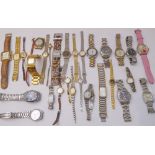 An interesting selection of lady's and gentleman's wristwatches to include various chronographs