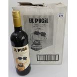 Six bottles of El Pugil 2018 - Barrel Aged Tempranillo