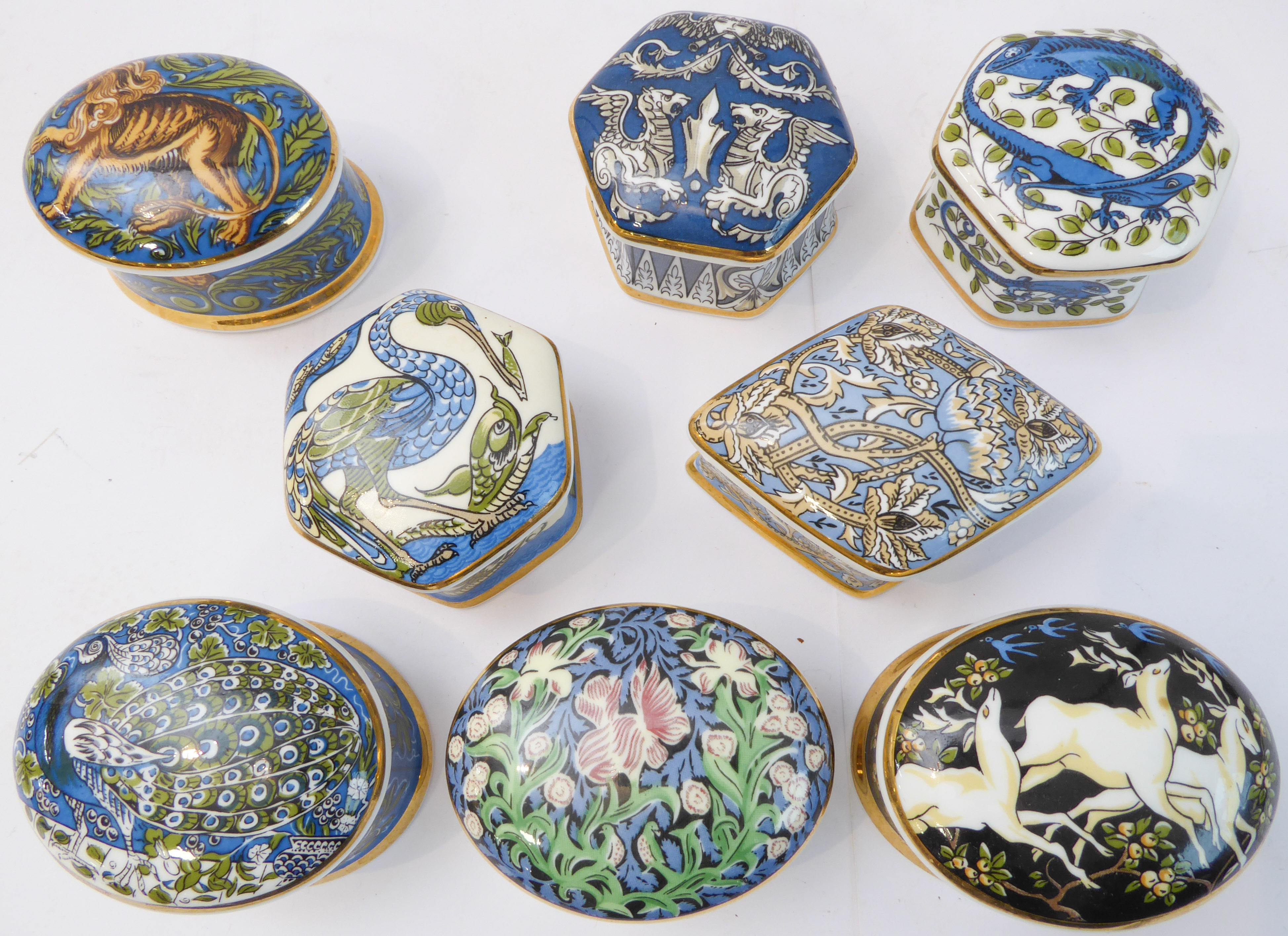 Thirty small boxes and covers to include: 11 William Morris Collection Fine Bone China; 13 William - Image 5 of 5