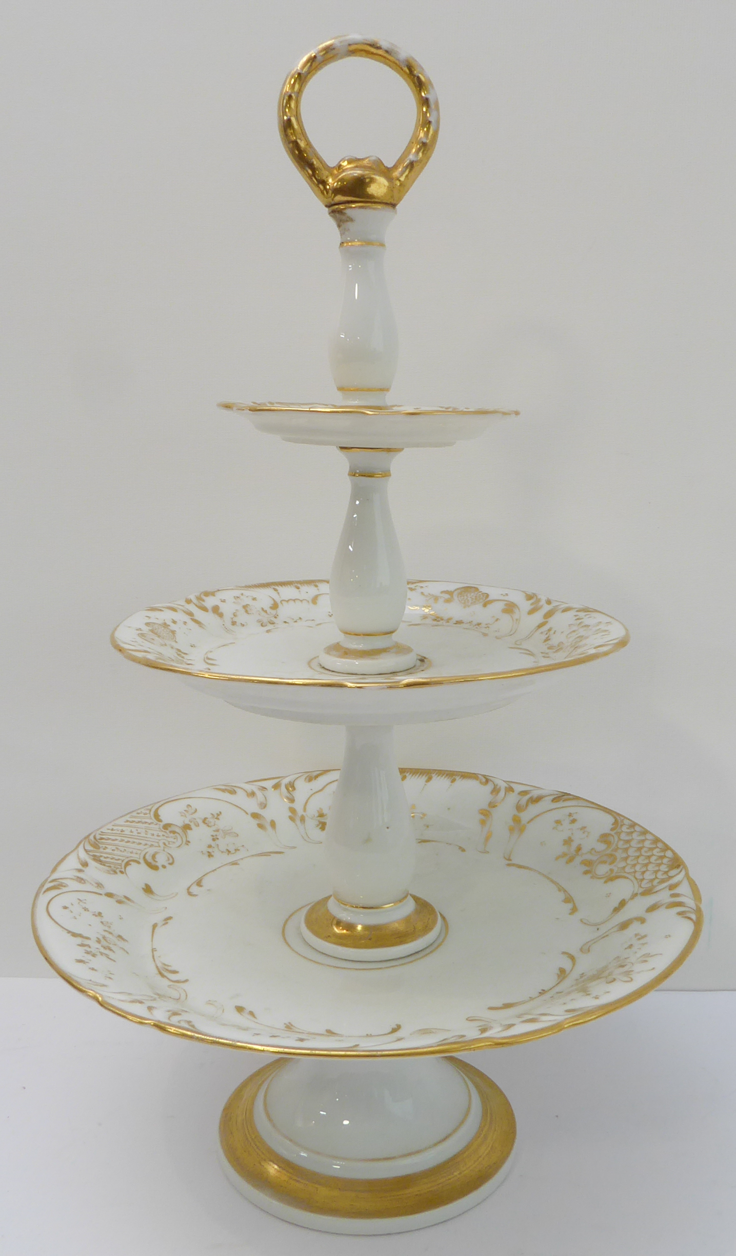 Two 19th century part-services:  1. the part dinner service comprising sixteen 23 cm dinner - Image 6 of 15