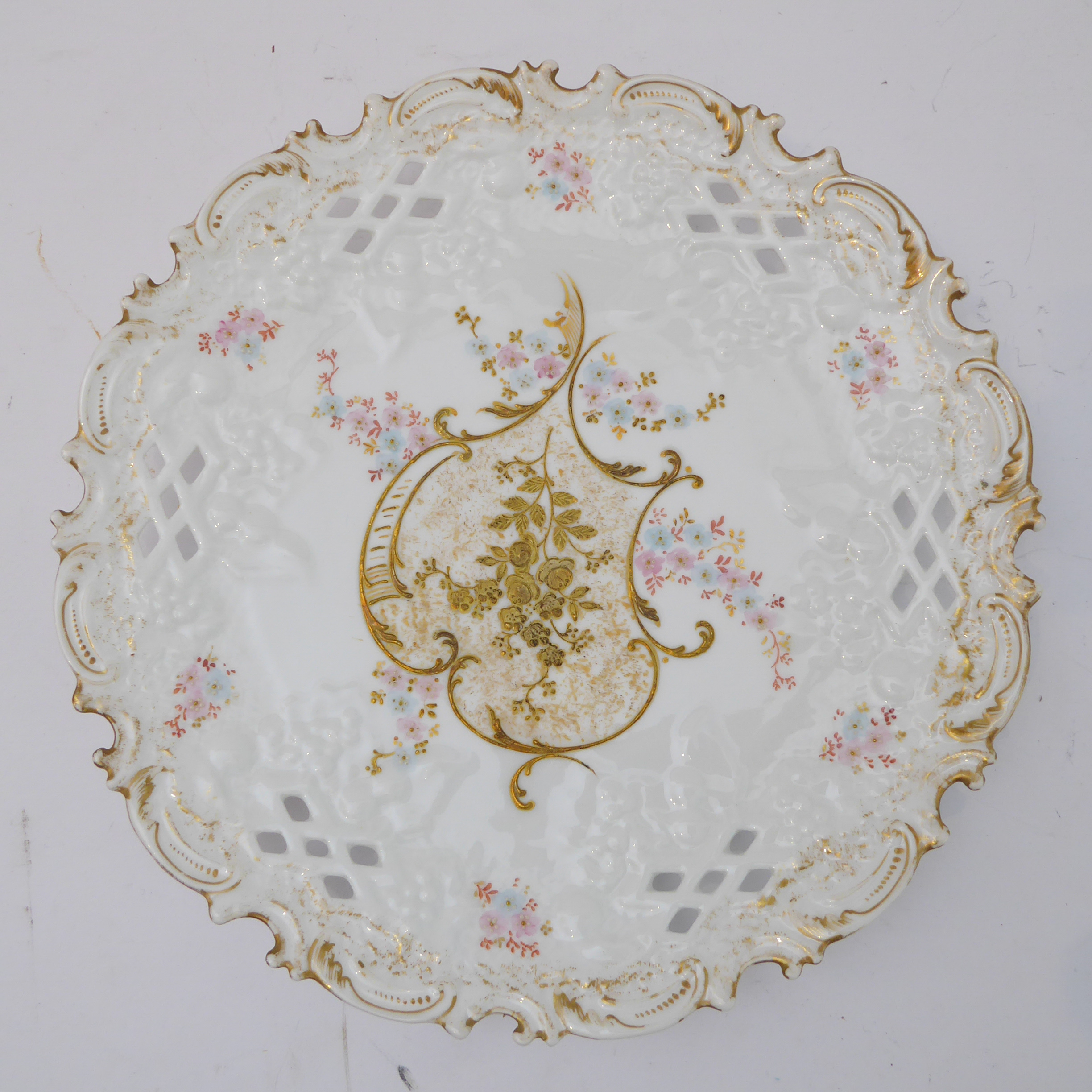 Two 19th century part-services:  1. the part dinner service comprising sixteen 23 cm dinner - Image 10 of 15