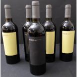 Five bottles of Cariñena red: 2 x Pizo Gran Reserva 2015 3 x Pizo Crianza 2018