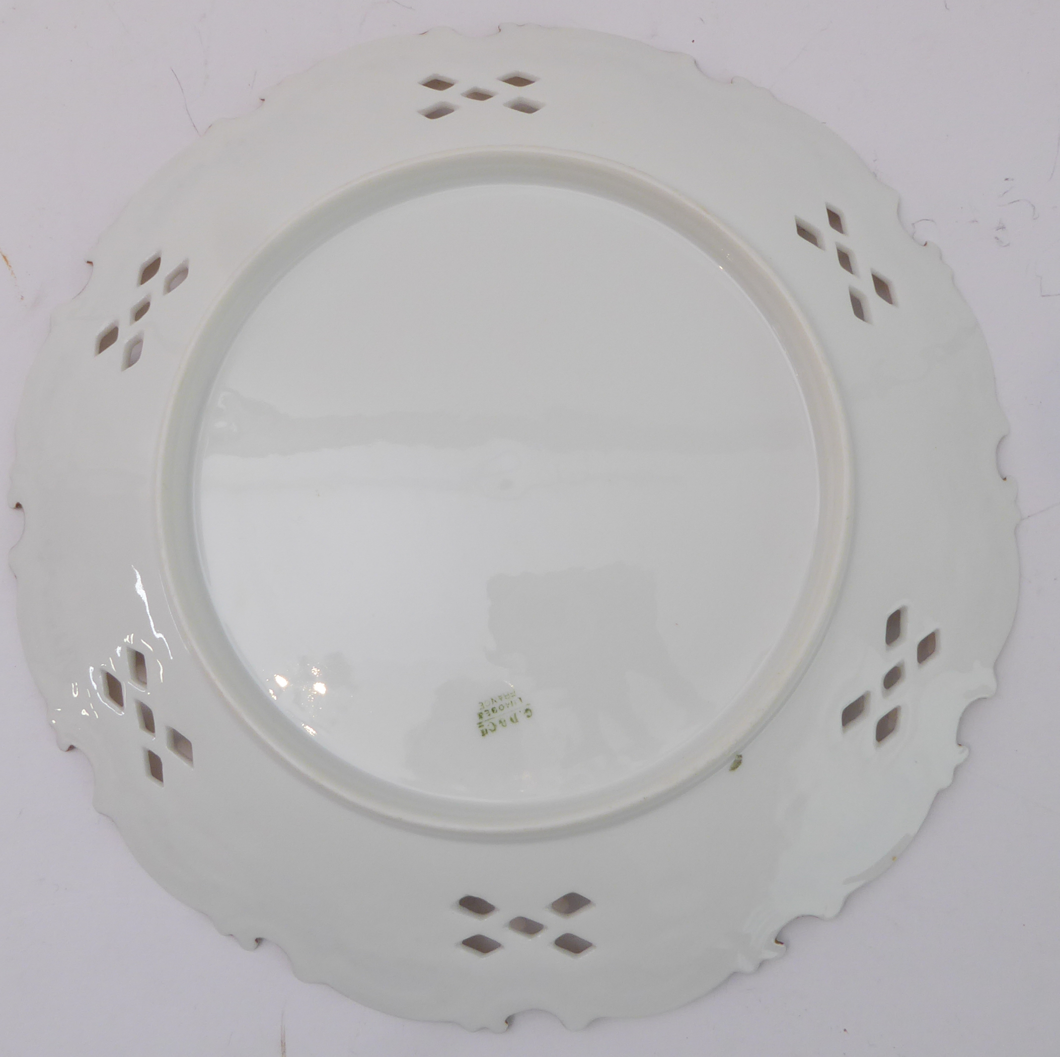 Two 19th century part-services:  1. the part dinner service comprising sixteen 23 cm dinner - Image 11 of 15