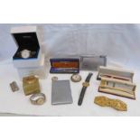 SELECTION OF VARIOUS ITEMS INCLUDING PARKER FOUNTAIN PEN,