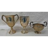 3 SILVER ABERDEENSHIRE AGRICULTURAL TROPHIES : MARNOCH & CORNHILL SOCIETY,