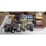 SELECTION OF VARIOUS CAMERAS AND ACCESSORIES TO INCLUDE AGFA, ISOLETTE CAMERA, COBRA 700 AF ,