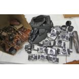 GOOD SELECTION OF VARIOUS CAMERAS T INCLUDE PAXETTE, SUPER PAXETTE,