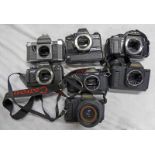 CANON T80 CAMERA, CANON T50 CAMERA, PRAKTICA BX20 CAMERA, PRAKTICA BC1,