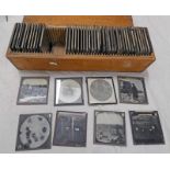 MAGIC LANTERN GLASS SLIDES IN ONE BOX TO INCLUDE COMMERCIAL GEOGRAPHY,