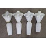 4 POLYSTYRENE SHOP DUMMIES