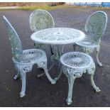 METAL GARDEN TABLE,