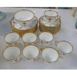 ROYAL ALBERT FLORAL DECORATED TEASET