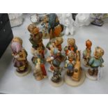 SELECTION OF VARIOUS HUMMEL & GOEBEL FIGURES