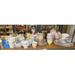 SELECTION OF VARIOUS TEAWARE INCLUDING ROSLYN CHINA,