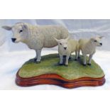 BORDER FINE ARTS FIGURE GROUP TEXEL EWE & LAMBS B0658