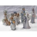 6 LLADRO FIGURES