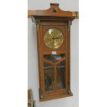 OAK CASED WALL CLOCK