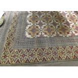 MIDDLE EASTERN RED AND CREAM CARPET - 290 X 190 CM