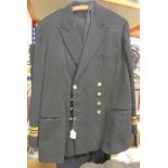 GIEVES OF LONDON JACKET WITH ROYAL NAVY BUTTONS AND GOLD BULLION CUFFS WITH TROUSERS