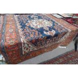 MIDDLE EASTERN RED/ORANGE GROUND CARPET - 186 X 280 CMS Condition Report: Fading.