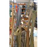 SELECTION OF VARIOUS FISHING RODS ETC